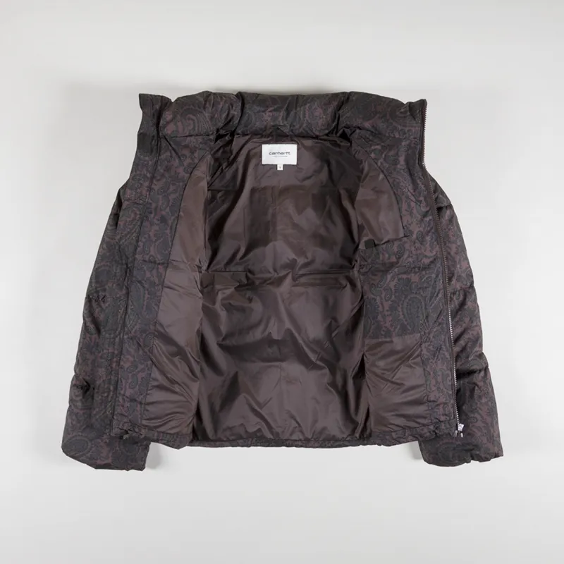 Carhartt WIP Womens Springfield Jacket Paisley Buckeye Black-1