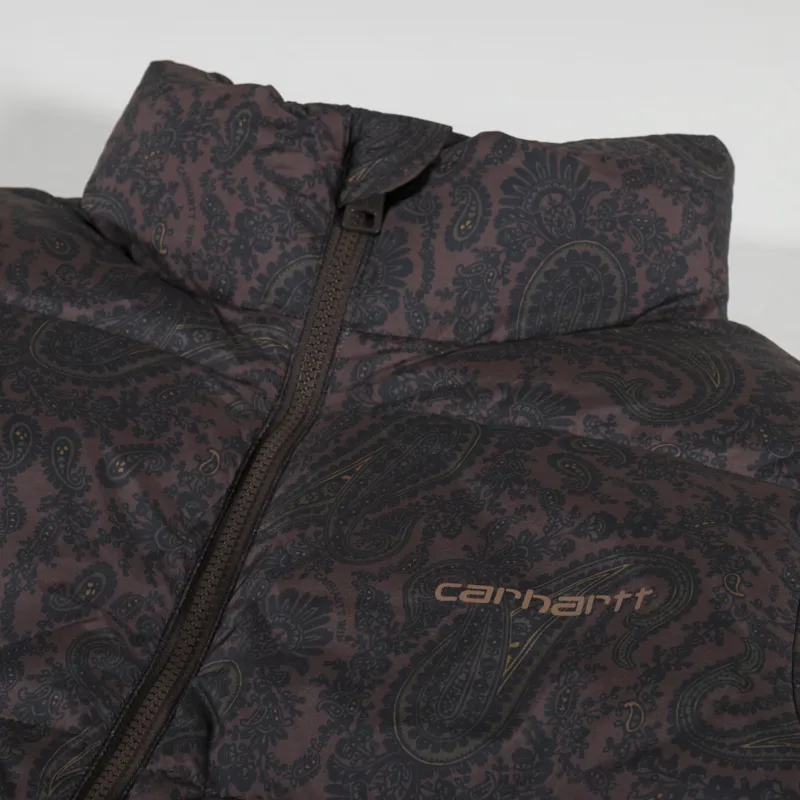 Carhartt WIP Womens Springfield Jacket Paisley Buckeye Black-6