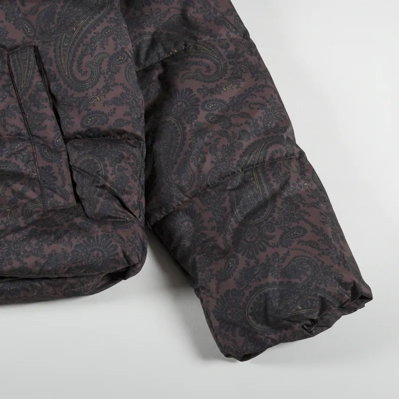 Carhartt WIP Womens Springfield Jacket Paisley Buckeye Black-8