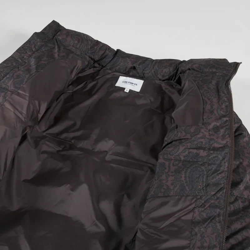 Carhartt WIP Womens Springfield Jacket Paisley Buckeye Black-4