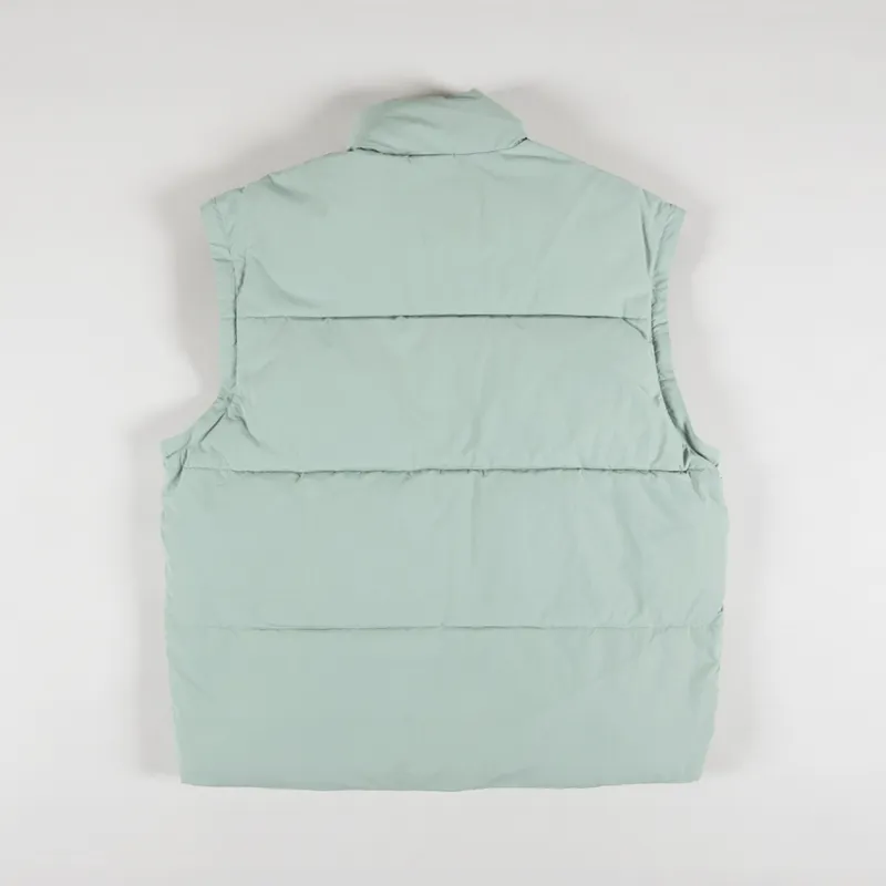Edwin Detachable Sleeves Puffer Iceberg Green-7