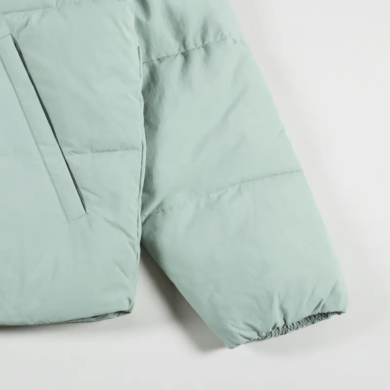 Edwin Detachable Sleeves Puffer Iceberg Green-11