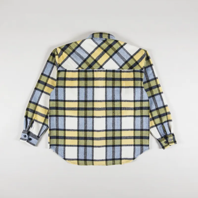 Edwin Jowen Overshirt Yellow Blue Black -1