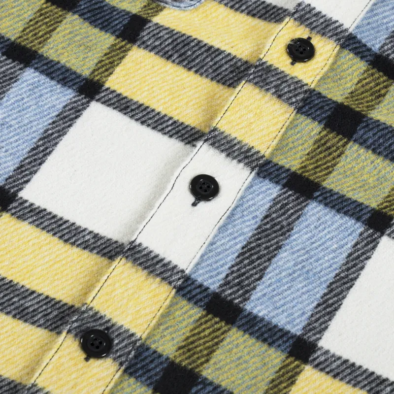 Edwin Jowen Overshirt Yellow Blue Black -6