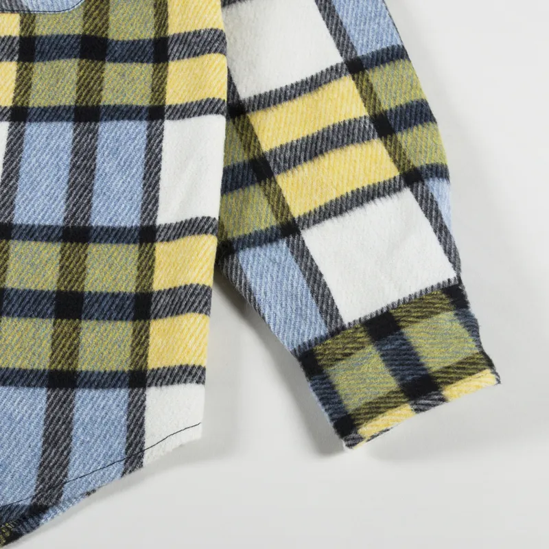 Edwin Jowen Overshirt Yellow Blue Black -5