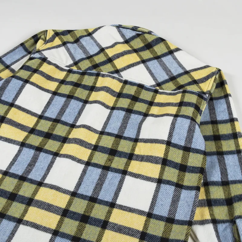 Edwin Jowen Overshirt Yellow Blue Black -3