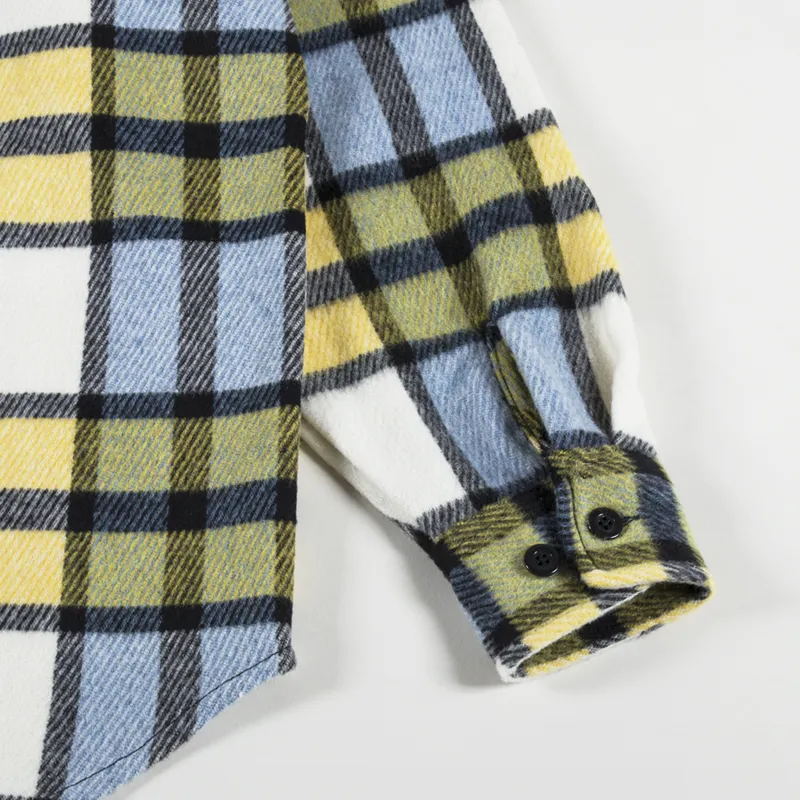 Edwin Jowen Overshirt Yellow Blue Black -4