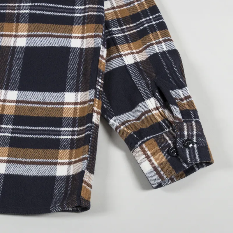 Edwin Sebastian Shirt Navy Brown-6