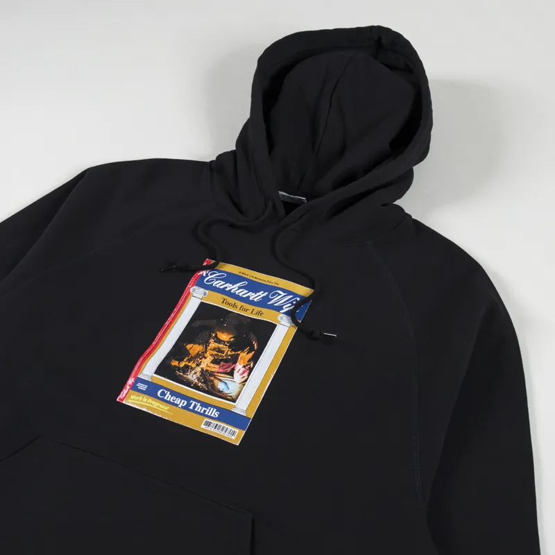 Carhartt WIP Cheap Thrills Hooded Sweat Black-2