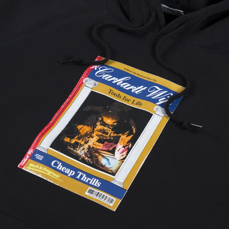 Carhartt WIP Cheap Thrills Hooded Sweat Black-4