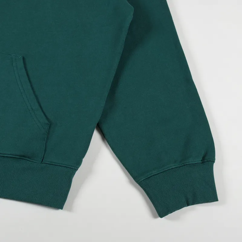 Carhartt WIP Hooded Onyx Script Sweat Chervil White-5