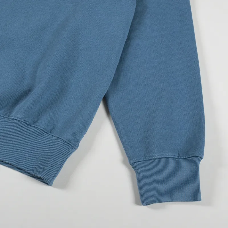 Carhartt WIP Ink Bleed Sweat Vancouver Blue White-6