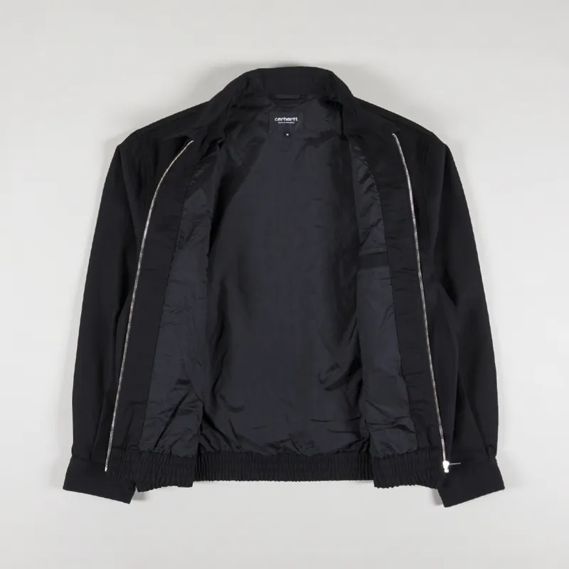 Carhartt WIP Mens SS24 Newhaven Jacket Black Rinsed
