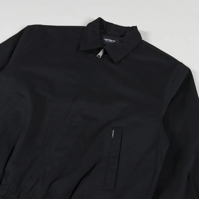 Carhartt WIP Newhaven Jacket Black Rinsed-3