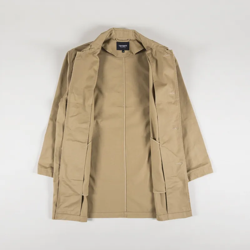 Carhartt WIP Mens SS24 Newhaven Coat Jacket Sable Beige