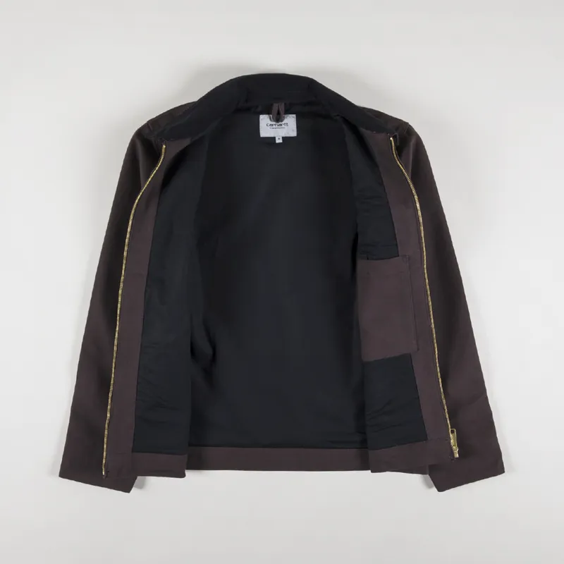 Carhartt WIP Detroit Jacket Tobacco Black Rigid-1