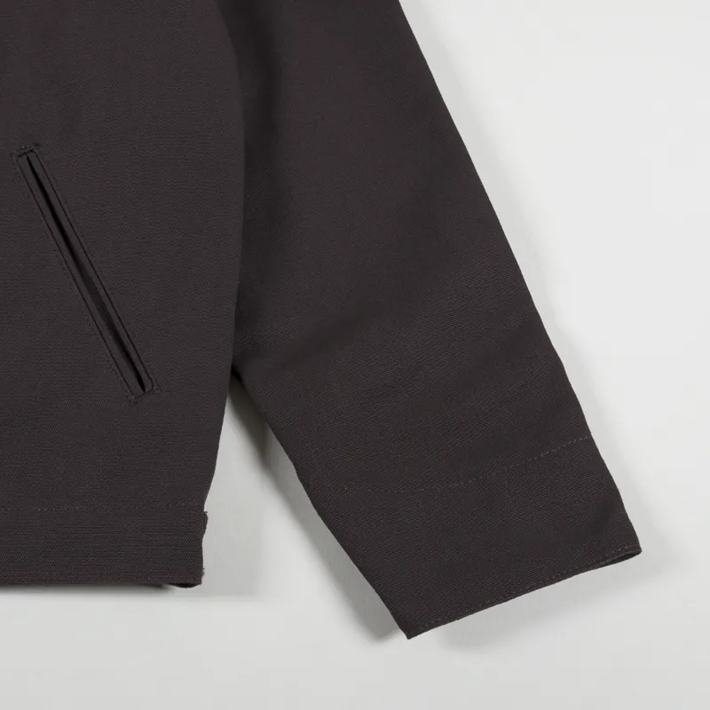 Carhartt WIP Detroit Jacket Tobacco Black Rigid-6