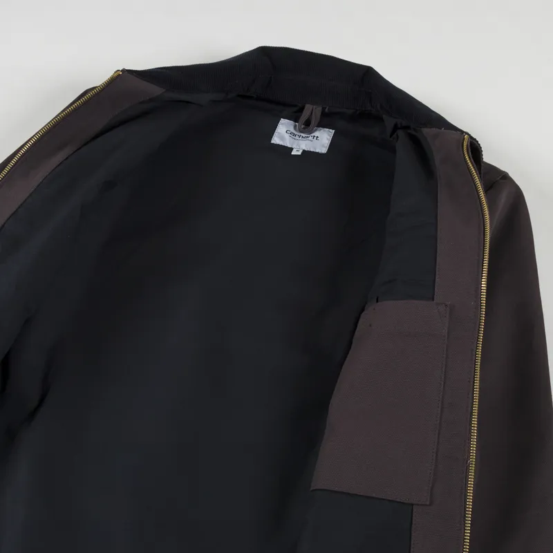 Carhartt WIP Detroit Jacket Tobacco Black Rigid-4