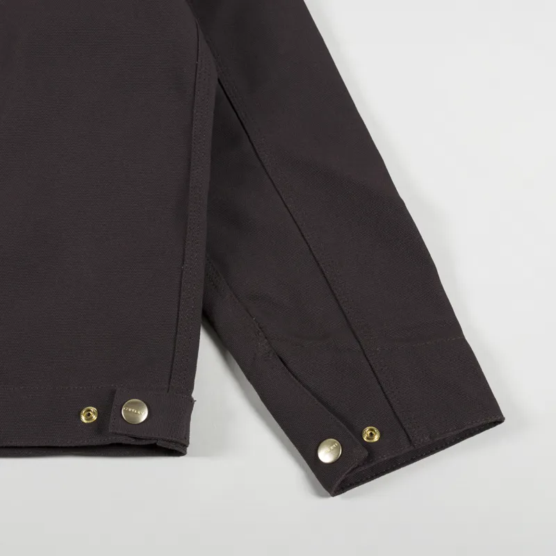 Carhartt WIP Detroit Jacket Tobacco Black Rigid-7
