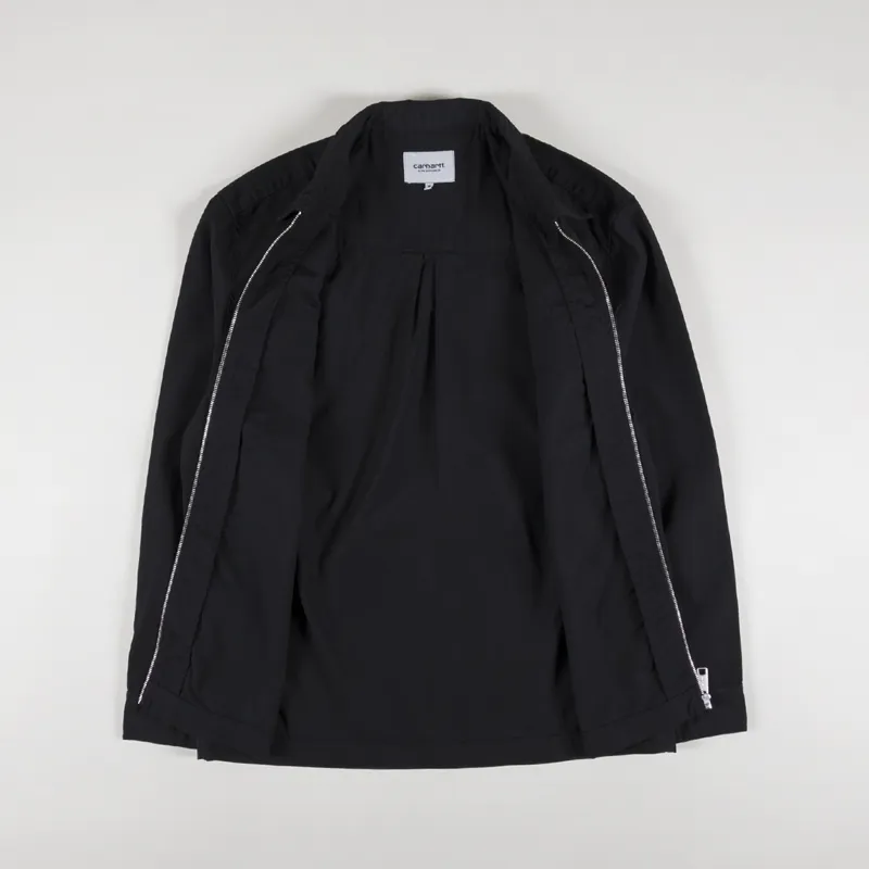 Carhartt WIP Craft Zip Shirt Black Rinsed-9