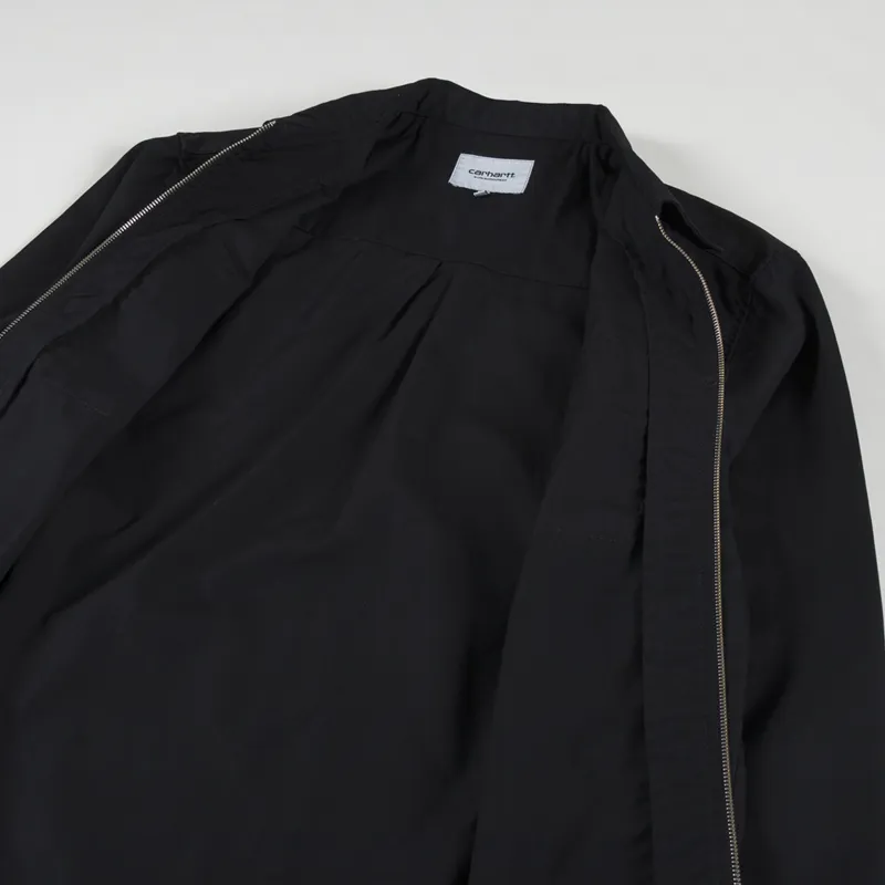 Carhartt WIP Craft Zip Shirt Black Rinsed-3