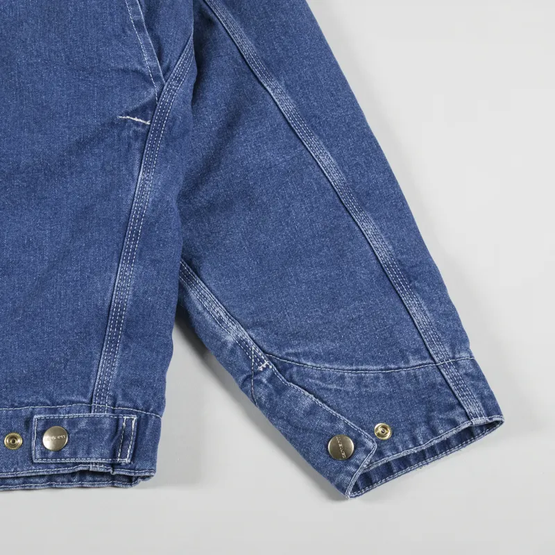 Carhartt WIP OG Detroit Jacket Blue Stone Washed Denim-7