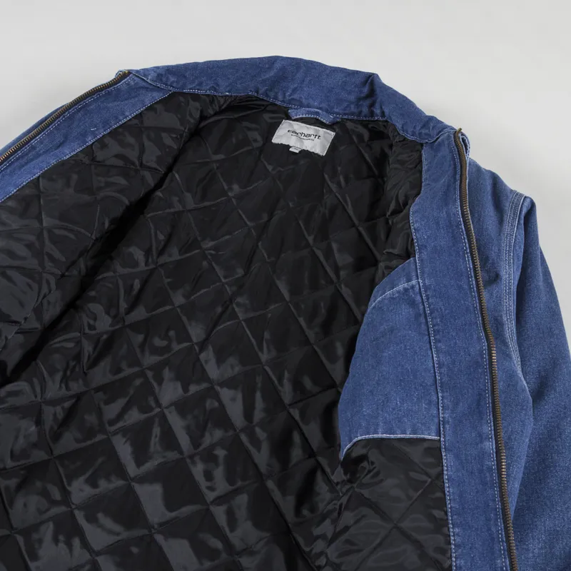Carhartt WIP OG Detroit Jacket Blue Stone Washed Denim-4