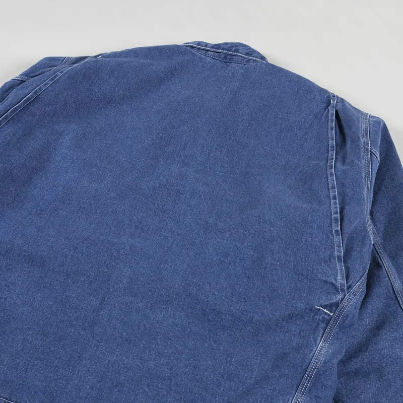 Carhartt WIP OG Detroit Jacket Blue Stone Washed Denim-5