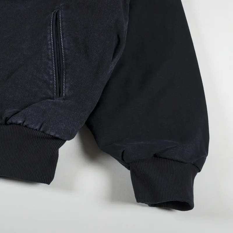 Carhartt WIP Paxton Bomber Black Stone Washed-7