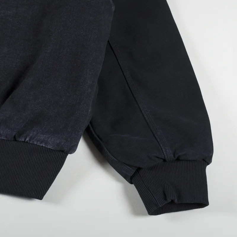 Carhartt WIP Paxton Bomber Black Stone Washed-8