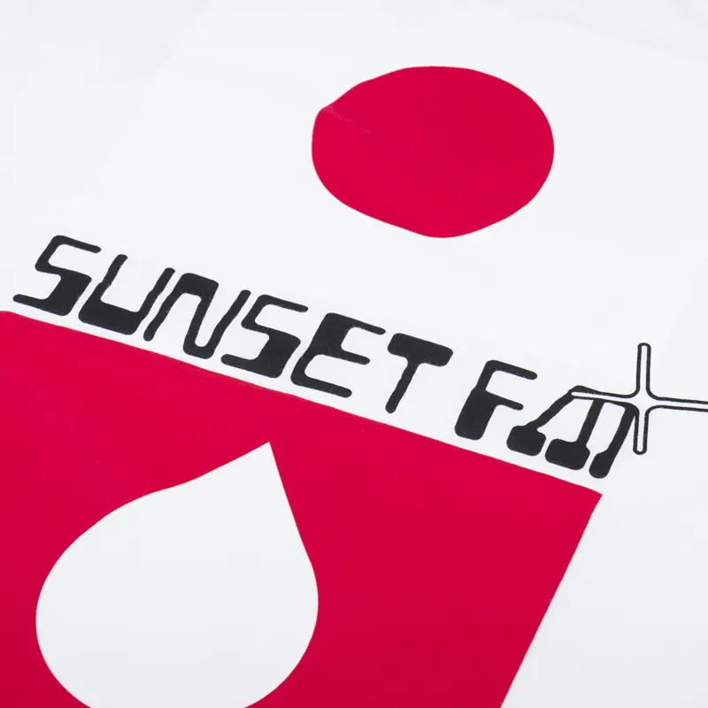 Edwin Sunset FM T Shirt White-4