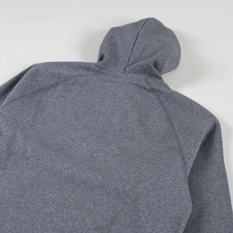 Carhartt WIP Hooded Chase Sweat Dark Grey Heather Gold-3