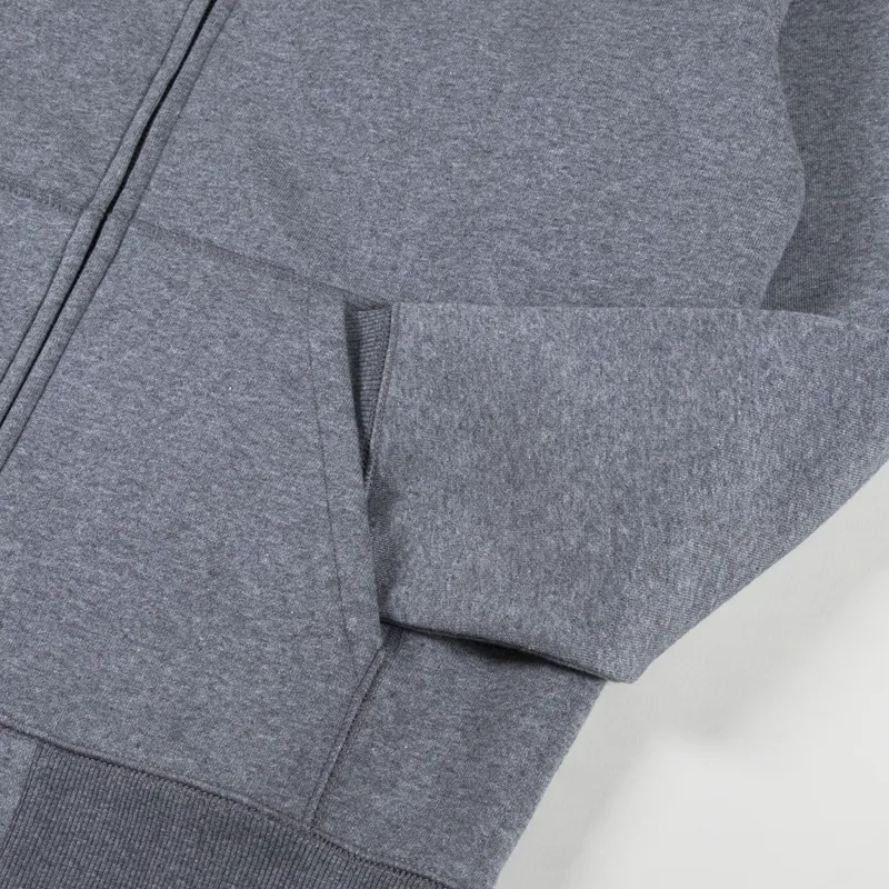 Carhartt WIP Hooded Chase Jacket Dark Grey Heather Gold-8