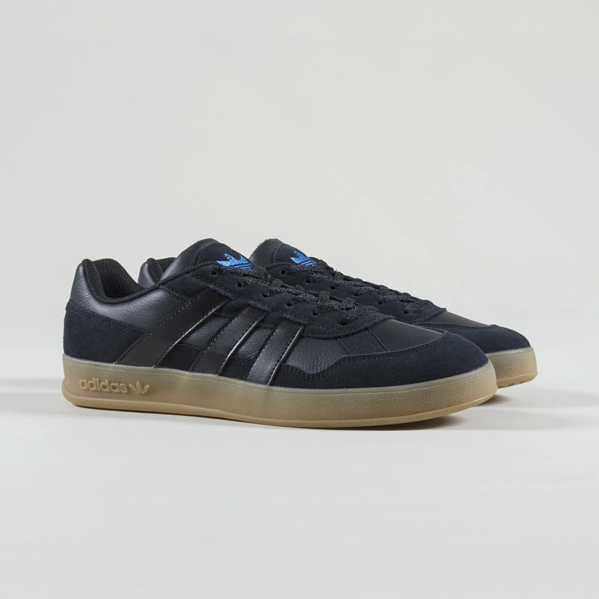 Adidas Skateboarding Mens Aloha Super Shoes Trainers Black Blue Adidas Skateboarding Mens Aloha Super Shoes Trainers Black Blue