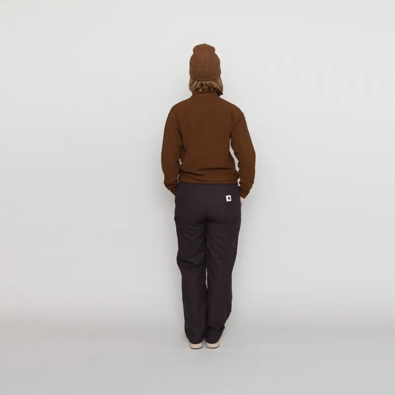 Girls of Dust Womens Zipper Pullover Rib Peluche Capuccino-4