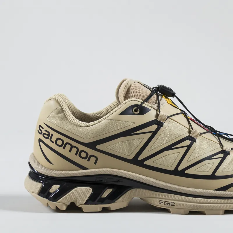 Salomon Mens XT6 GORETEX Trainers Shoes Safari Safari Black