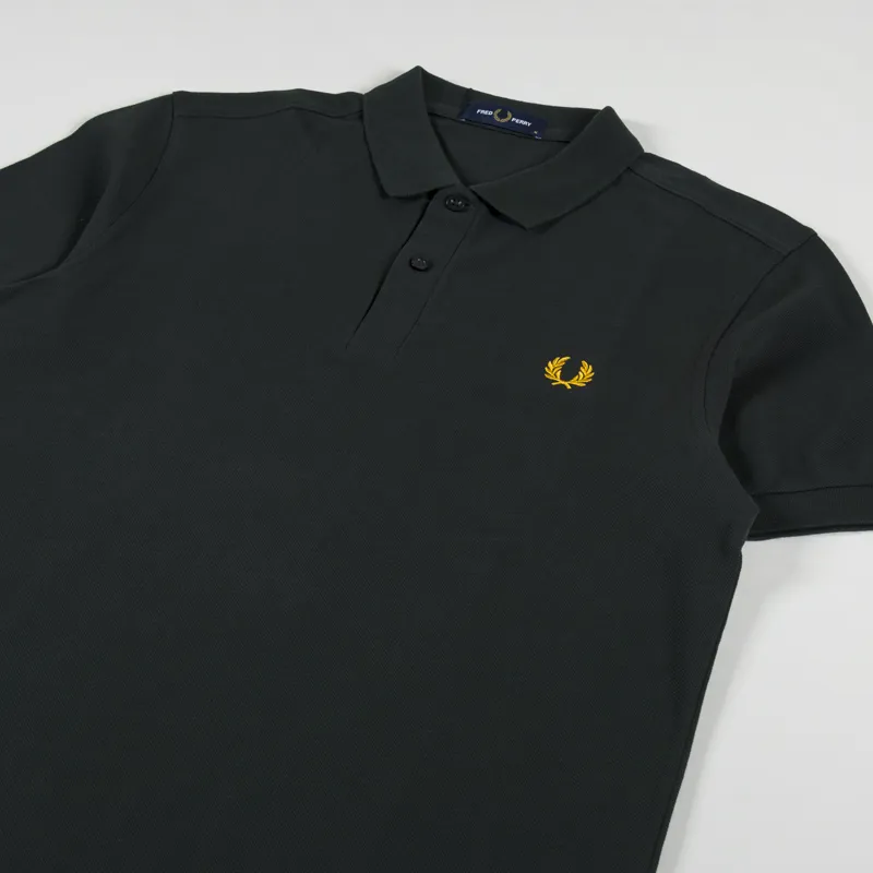 Fred Perry Plain Shirt Night Green-1