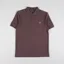 Fred Perry Plain Shirt Brick Warm Grey