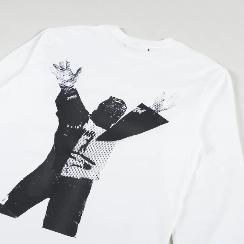 Midnight Goya Man Long Sleeve T Shirt White-2