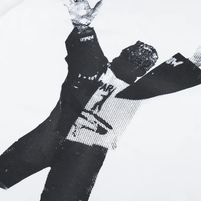 Midnight Goya Man Long Sleeve T Shirt White-4