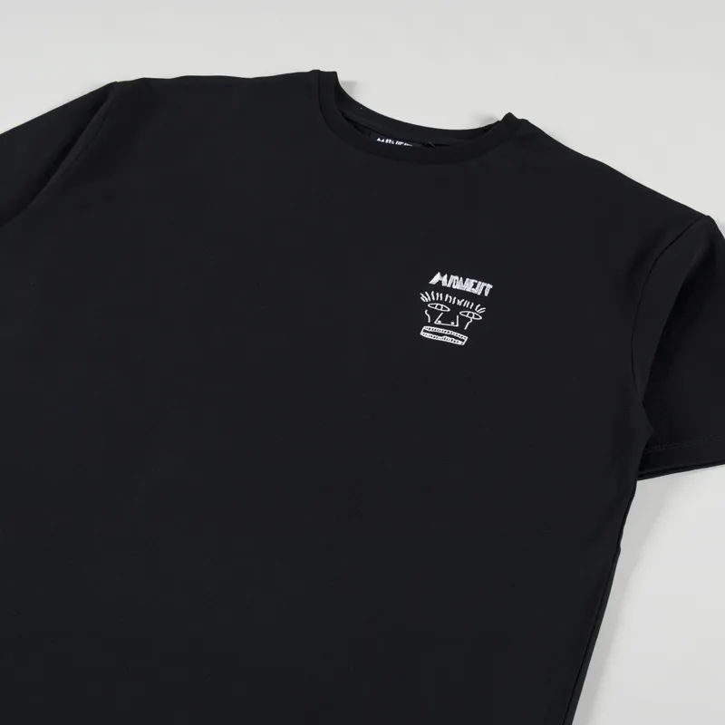 Midnight Logo T Shirt Black-3
