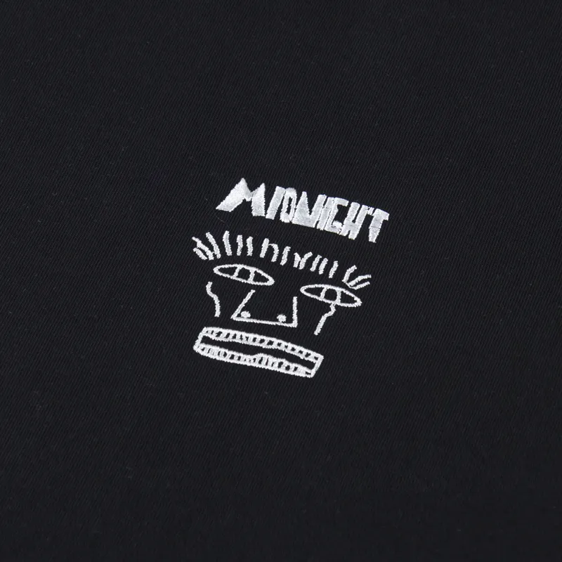 Midnight Logo T Shirt Black-5