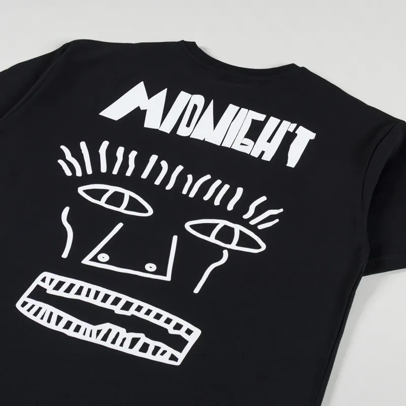 Midnight Logo T Shirt Black-2
