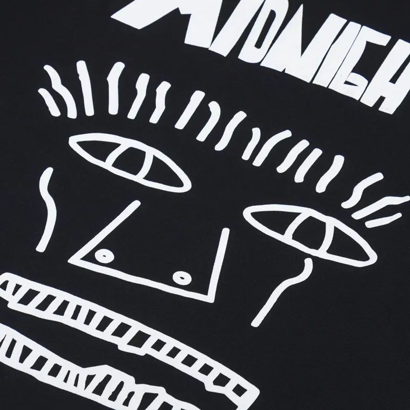 Midnight Logo T Shirt Black-4