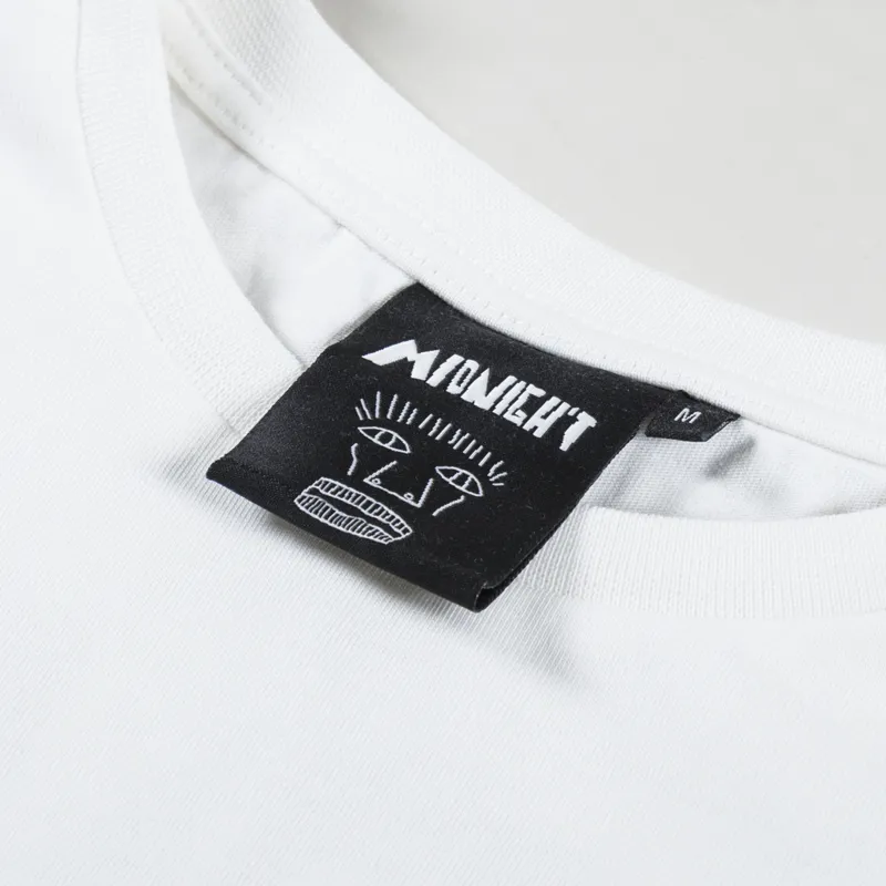 Midnight Logo T Shirt White-6