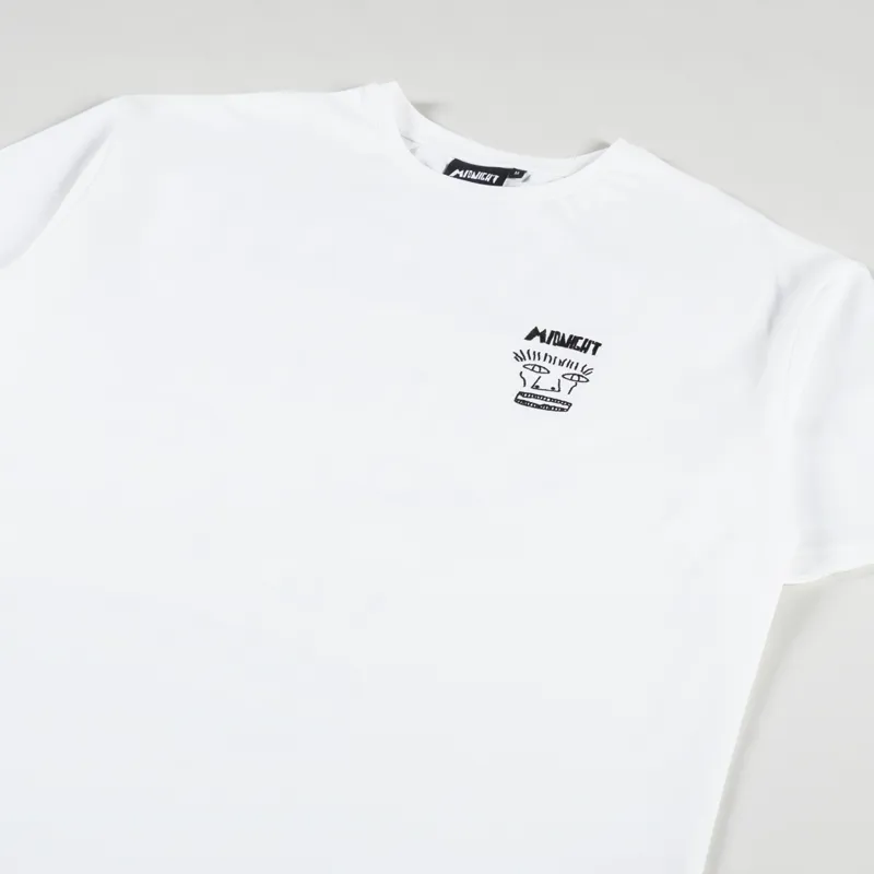Midnight Logo T Shirt White-3