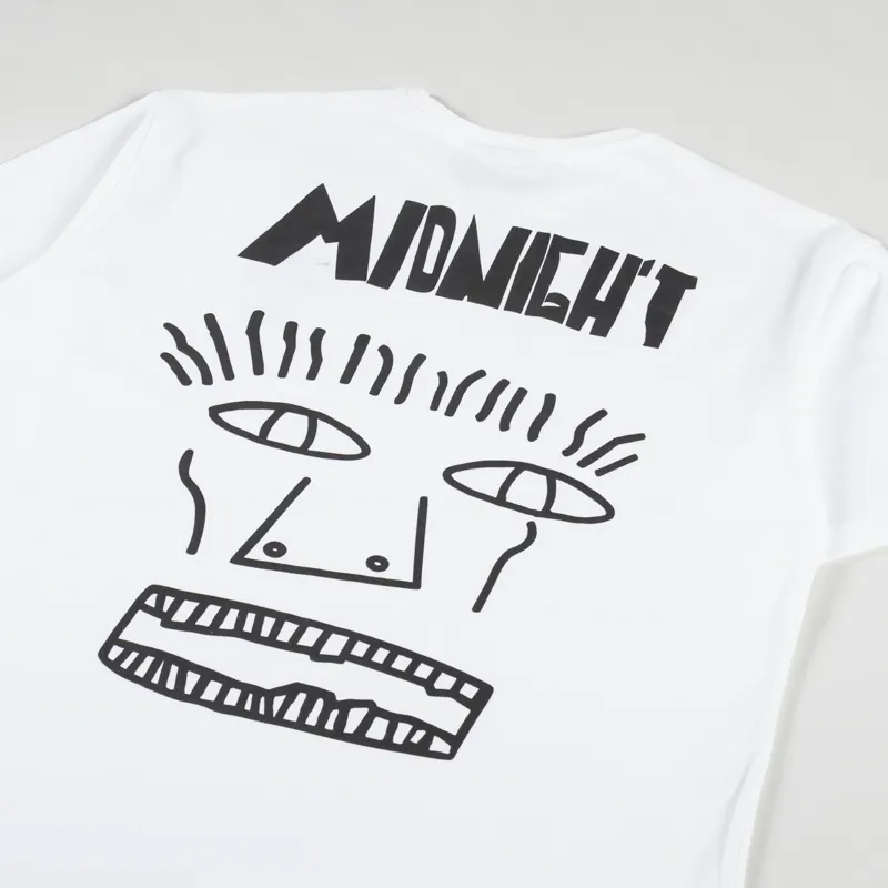 Midnight Logo T Shirt White-2