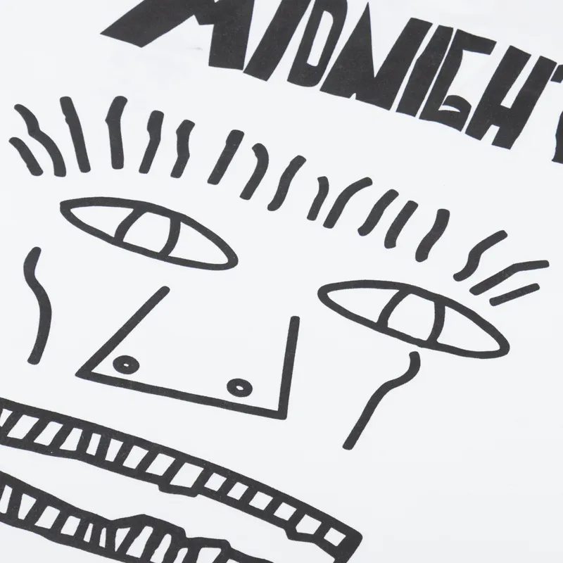 Midnight Logo T Shirt White-4