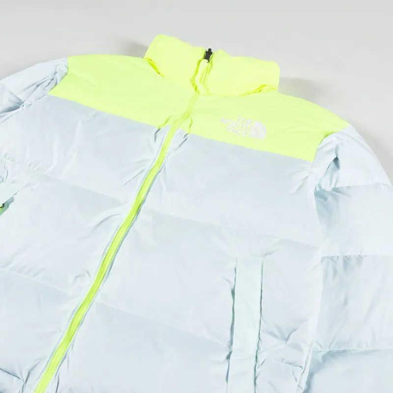 The North Face 1996 Retro Nuptse Insulated Down Jacket Sky Blue LED Yellow-5