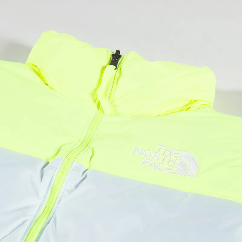 The North Face 1996 Retro Nuptse Insulated Down Jacket Sky Blue LED Yellow-8